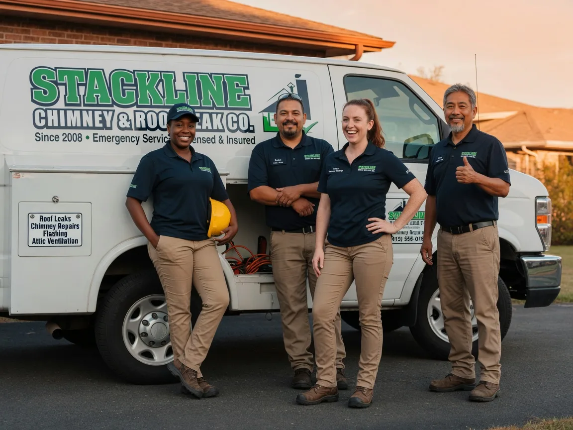 Chimney flashing repair company in Iuka, KS